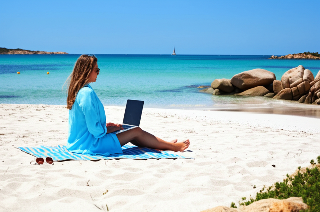 Digital nomad in Sardinia